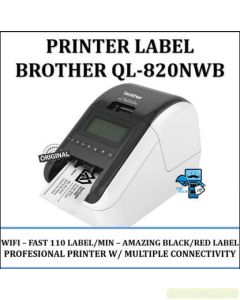 Macam macam perlengkapan Kantor Brother P-Touch QL-820NWB P-touch Labeller dan gambarnya