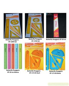 Foto Penggaris Set Lengkap merk Butterfly