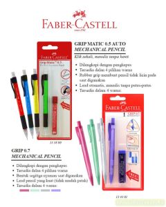 Jual Pensil Mekanikal otomatis Faber-Castell Auto Mech Pencil 0.5 Blister Opaque (133802) terlengkap di toko alat tulis