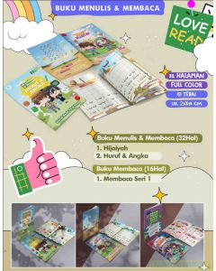 contoh gambar produk Buku Menulis dan Membaca Tema: Hijaiyah / Huruf&Angka tersedia di toko ATK bina mandiri stationery