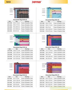 Gambar Joyko DCB-32 | DCB-33 | DCB-34 | DCB-35 | DCB-36 | DCB-37 | DCB-38 | DCB-39 | DCB-40 | DCB-42 | DCB-43 | DCB-44 | DCB-45 | DCB-46 | DCB-47 | DCB-48 | DCB-49 | DCB-50 Kantong Pocket Resleting Dokument Bag Ukuran Bill/A4/A5/B4/B5 merek Joyko