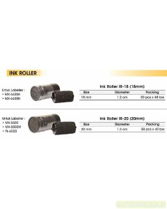 Contoh Tinta Roller Refill Tembakan label harga Joyko labeller Ink 18mm 20mm merek Joyko