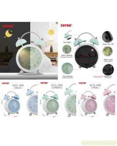 Joyko Alarm Clock ALCL-606 (Blue,Green,Pink) Jam Beker Weker