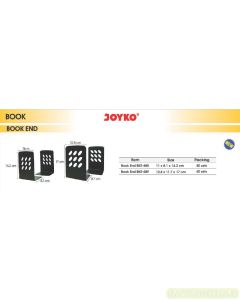 Foto Joyko Book End BKE-689 Sandaran Buku Di Meja dan Perpustakaan merek Joyko