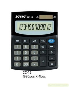 Contoh Kalkulator Meja 12 Digit Joyko Calculator CC-13 merek Joyko