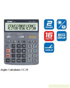 Contoh Kalkulator Meja 16 Digit Joyko Calculator CC-31 merek Joyko
