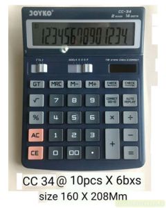Gambar Kalkulator Meja 14 Digit Joyko Calculator CC-34 merek Joyko