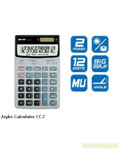 Contoh Joyko Calculator CC-7 Kalkulator Meja 12 Digit merek Joyko