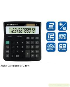 Jual Kalkulator Meja 12 Digit Joyko Calculator DTC-1516 termurah harga grosir Jakarta