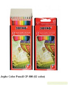 Foto Pensil Gambar 12 Warna Joyko Color Pencil CP-100 (12 color) merek Joyko