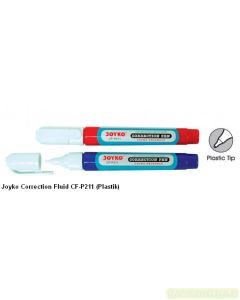 Jual Tip-ex Penghapus Pulpen Cair Joyko Correction Fluid CF-P211 (Plastik) terlengkap di toko alat tulis