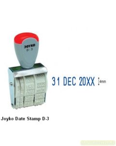 Foto Stempel Tanggal Joyko Date Stamp D-3 merek Joyko