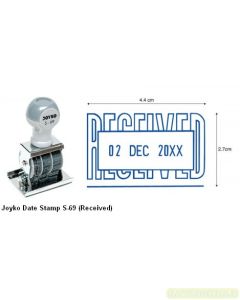 Joyko Date Stamp S-69 (Received) Stempel Tanggal