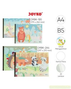 Foto Joyko Drawing Book DRBK-1B5 Buku Gambar Sketsa merek Joyko