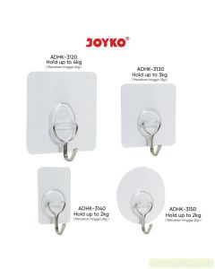 Foto Joyko Adhesive Hook ADHK-3150 Gantungan Kaitan Cantolan Dinding merek Joyko