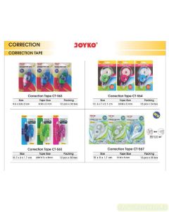 Joyko Correction Tape CT-565 Pita Koreksi Tipex Roll Penghapus Tulisan