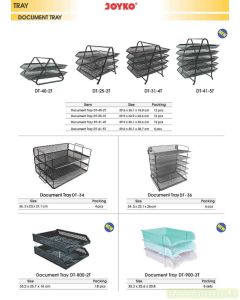 Bak Surat Meja Besi Jaring Susun Joyko Document Tray DT-36