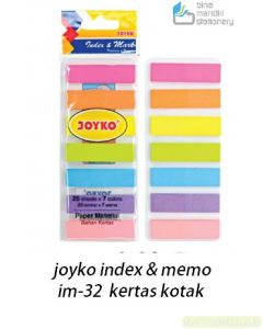 Contoh Joyko Index & Memo IM-32 (Kertas,Kotak) Sticky Note Pesan Tempel merek Joyko