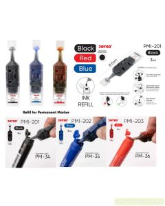 Jual Refill Tinta Spidol Isi Ulang Joyko Ink For Permanent Marker PMI-202 (Blue) terlengkap di toko alat tulis