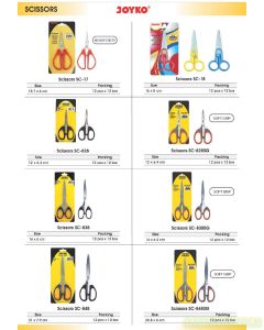 Jual Gunting Serbaguna Kertas dan Kain Joyko Scissors SC-18 terlengkap di toko alat tulis