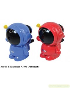 Joyko Sharpener A-102 (Astronot) Rautan Mekanik Serutan Pensil Putar