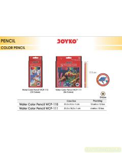 Pensil Warna Cat Air Joyko Water Color Pencil WCP-110 (12 Color)