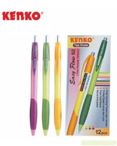 sample Image perlengkapan Bollpoint Pulpen Pena Tulis Kenko 62 Ballpen Easy Flow
