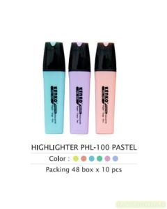 Katalog alat tulis Penanda Tulisan Kenko Highlighter PHL-100 Pastel Blue dan gambarnya