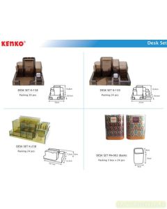 Brosur gambar atk Kenko PH-902 Desk Set Tempat Alat Tulis