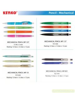 Foto alat tulis sekolah merk Kenko terlaris type Kenko MP-801 Pencil Mechanic Pensil Cetek Mekanik