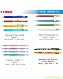 Macam macam atk Kenko MP-282 Pencil Mechanic Pensil Cetek Mekanik dan gambarnya