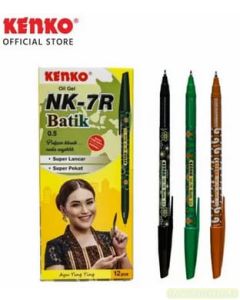 Gambar stationery Kenko NK-7R Ballpen Batik Bollpoint Pulpen Pena Tulis dan aneka katalog Kenko grosir
