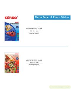 sample Image stationery Kertas Photo Glosy Kenko Photo Paper GP-210-A4