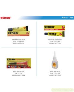 Contoh gambar Kenko SG-20 Super Glue 20gr Lem Cair Serbaguna dan gambar stationery merk Kenko