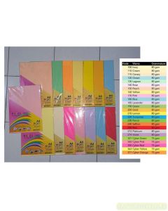 Kertas Fotocopy Print HVS Warna PaperFine Color A4 80 gr 25 sheet IT 110 Cream