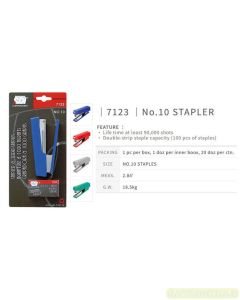 Contoh perlengkapan sekolah SDI 7123 Stapler Kits No.10 Blister Packs Alat Jepret Kertas dan gambarnya